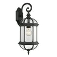 thumbnail image 4 of Textured Black Kensington Outdoor Wall Lantern, 4 of 9