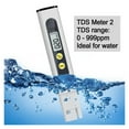 thumbnail image 3 of TDS Meter Digital Water Tester 0-9990ppm Drinking Water Quality Analyzer Monitor Filter ,Accurate and Reliable, 3 of 6