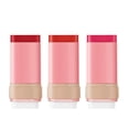 thumbnail image 4 of Meidian Cream Blush Stick & Nude Lipstick, Multi-Use Solid Cushion Makeup for Cheeks & Lips, Natural Finish, 3 Blendable Colors, 4 of 8