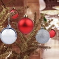 thumbnail image 6 of Lomubue 24Pcs 4cm Christmas Ball Ornament Baubles Xmas Tree Window Hanging Decor Rose-Red, 6 of 8