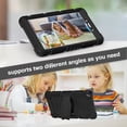 thumbnail image 5 of XYX Case for Samsung Galaxy Tab A 8.0 inch (SM-T290/SM-T295), Dual Layer Slim Heavy Shockproof Rugged Protective Cover Case with Kickstand (Black), 5 of 7