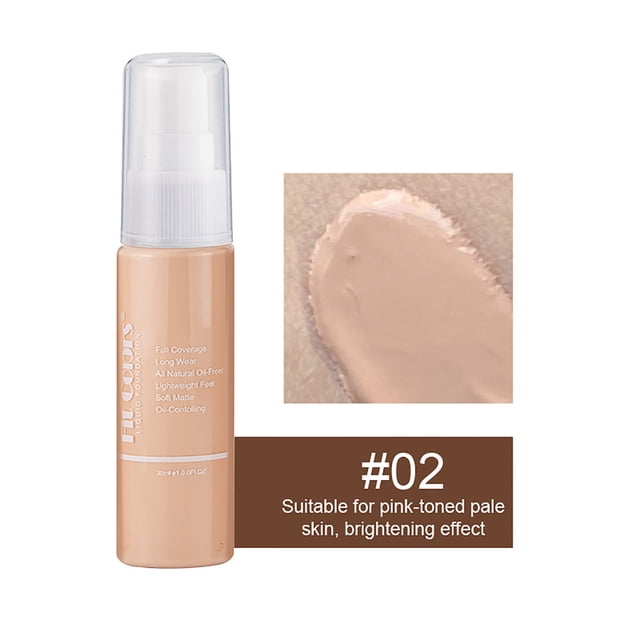 Up to 65% Off Naittoop Liquid Brightening Highlight Matte Oil Control Concealer Facial Concealer Color Changing for Women Girls