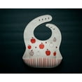 thumbnail image 4 of Unisex Silicone Bib with Pouch (Apple), 4 of 9