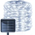 thumbnail image 1 of Cadena de luces solares impermeables para decoración de exteriores, eficiencia energética, 8 modos con cable de cobre flexible, ideal para crear un ambiente romántico de luces de hadas en jardines y, 1 of 5