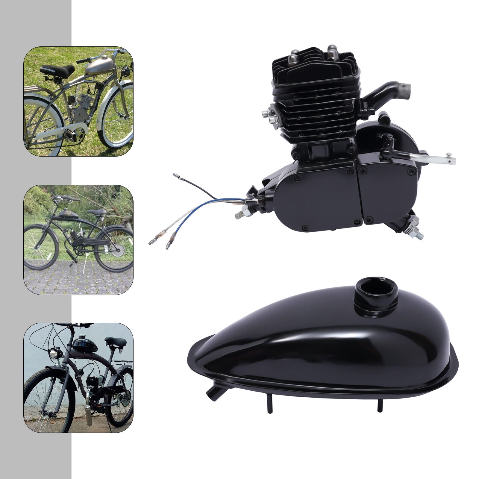 80cc Double-cylinder Petrol Engine 2 Stroke Motor Kit Gas Motorized Bicycle Bike