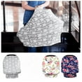 thumbnail image 2 of JingChun Baby Car Seat Covers Nursing Cover Breastfeeding Scarf Stroller Cover Carseat for Baby Girls Boys, 2 of 2