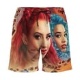 thumbnail image 3 of Movie Descendants The Rise of Red Mens Board Shorts Summer Swim Trunks Quick Dry Beach Swimwear Bathing Suit Swim Shorts with Compression Liner And Pockets, 3 of 7