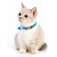 thumbnail image 5 of CHBORLESS 3 Pcs Nylon Cat Collar with Bell Adjustable Kitten Puppy Collars for Newborn Pet,Sky Blue, 5 of 7
