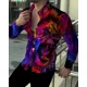 thumbnail image 1 of 2024 Última moda de fiesta para hombre Cárdigan de lujo de talla grande Camisa tipo polo con botones para hombre con estampado informal Camiseta de manga larga, 1 of 6