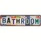 thumbnail image 3 of Letrero de hojalata vintage con la palabra SALIDA DEL BAÑO 420 GARAJE, letrero de metal para cocina, hogar, cueva de hombre, jardín, gallinero, bar, cafetería, club, decoración de pared, 3 of 5