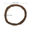 thumbnail image 2 of WEUVEB Coffee Wooden Twig Vine Wreath Frame for Christmas Decorative Projects and Holiday Home Decor, 2 of 8