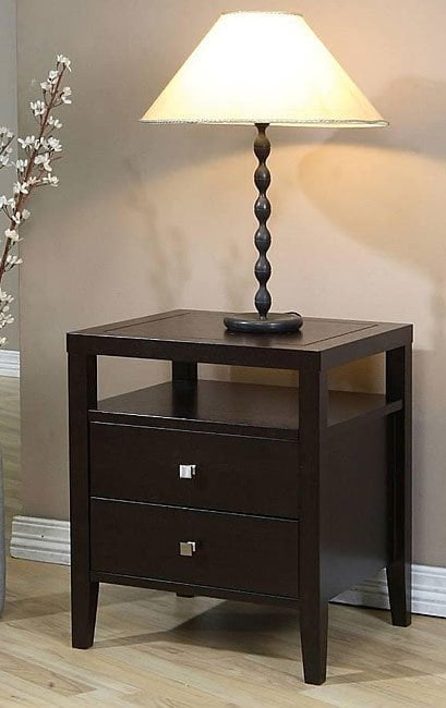 Strick Bolton Aristo 2 Drawer Nightstand Walmart Com