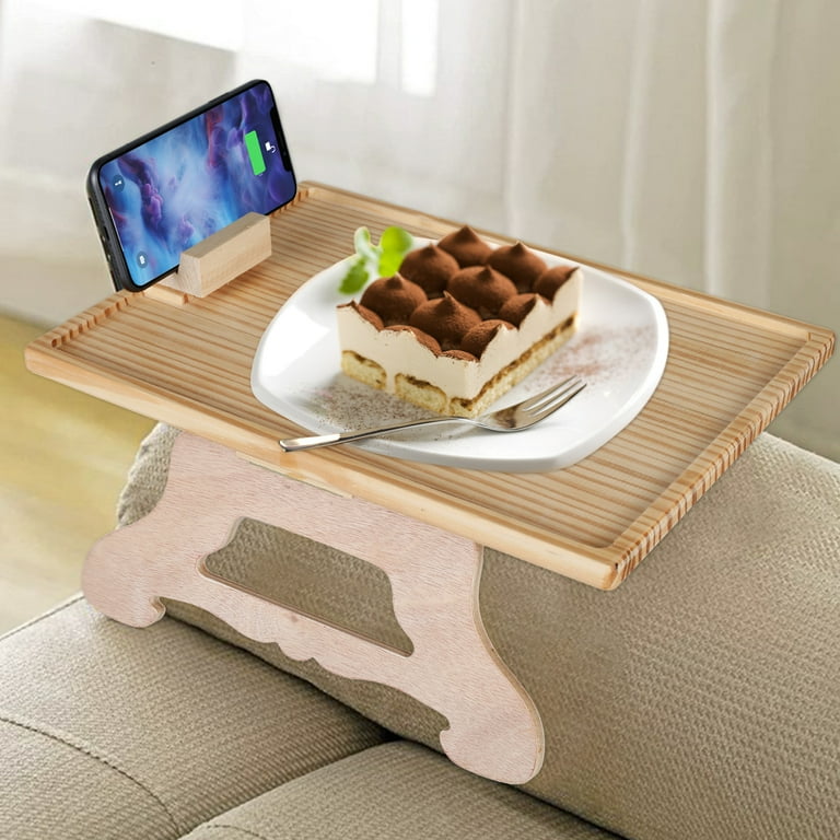 Sofa Tray Armrest Clip Table Tray Couch Arm Table For Wide Couches