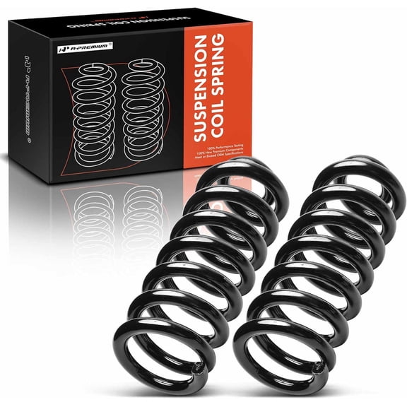 A-Premium 2Pcs Front Coil Spring Set Compatible with Chevrolet Blazer 1973-1974, K5 Blazer 1975-1978, P10 1975-1980 & GMC C2500 Pickup