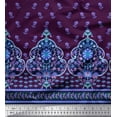 thumbnail image 2 of Soimoi Polyester Crepe Fabric Swirl,Leaves & Floral Panel Print Fabric by Yard 42 Inch Wide, 2 of 3