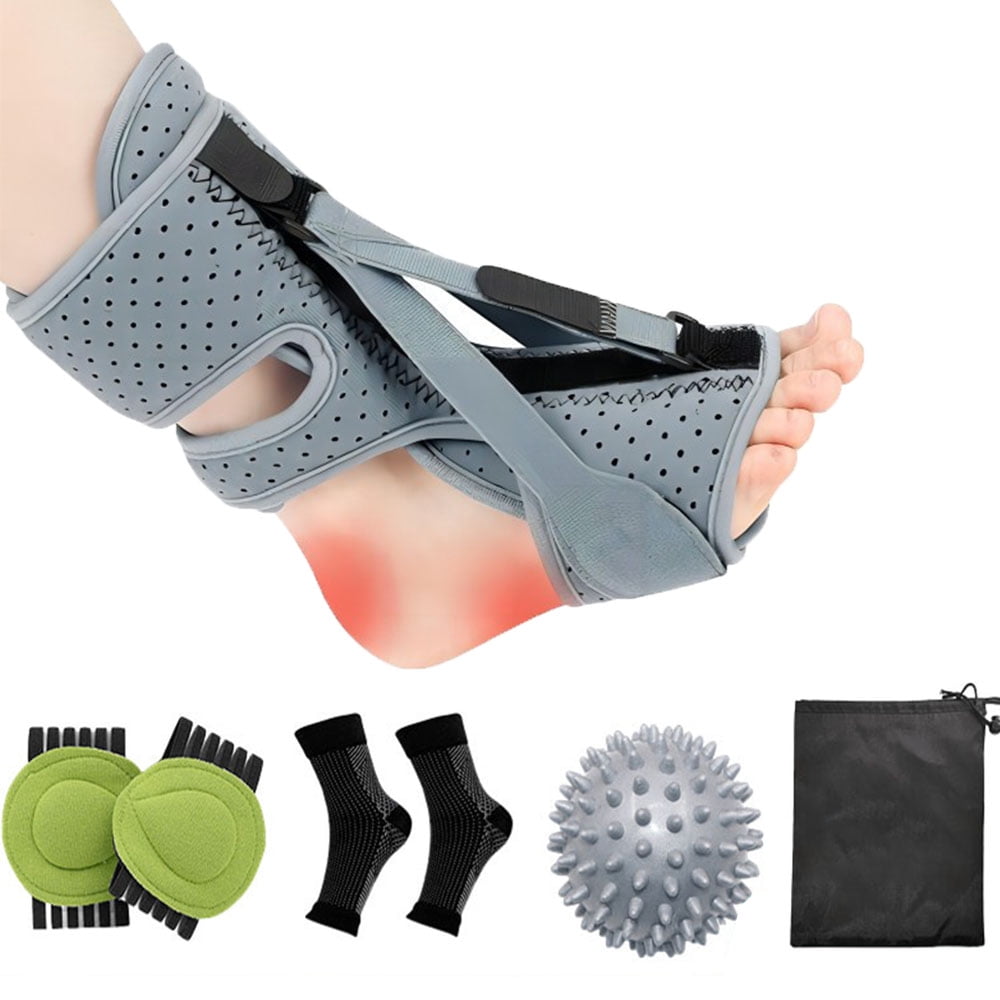 Upgrade Plantar Fasciitis Night Splint Relief Brace 3 Adjustable Straps