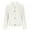 White, variant on Herrnalise Jackets For Women Fashion Solid Pocket Color Jacket Plush Long Sleeves Lapel Coat Shackets For Women 2024 fall White,M