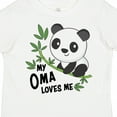 thumbnail image 4 of Inktastic My Oma Loves Me- Cute Panda Boys or Girls Toddler T-Shirt, 4 of 5