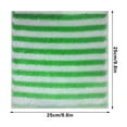 thumbnail image 3 of Microfiber Dishwashing Cloths | High Absorbency Cleaning Towels - Reusable Non-Shedding Polyester | For Kitchen Surface Appliance Car Wash | 3 Pack | 9.8x9.8 in | Green | Multi-Purpose Wet & Dry Use, 3 of 6