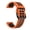 Orange Black, variant on For Garmin Forerunner 645 Music 20mm Mixed-color Silicone Watch Band