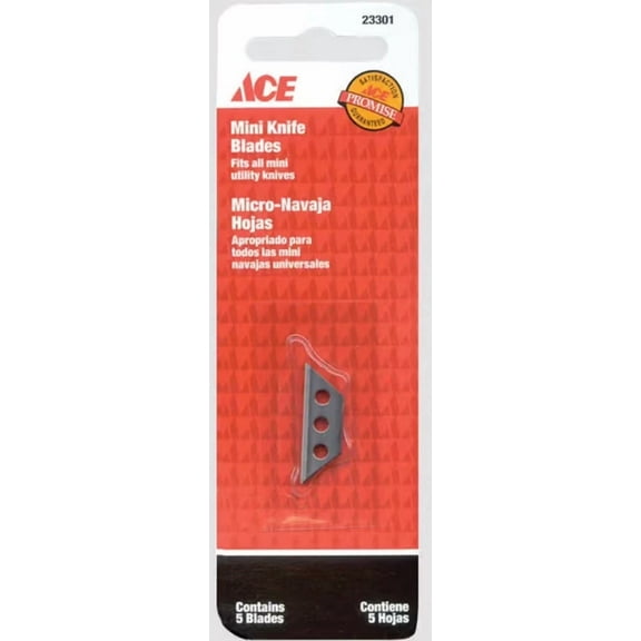 5 Pack Ace Mini Utility Knife Blades