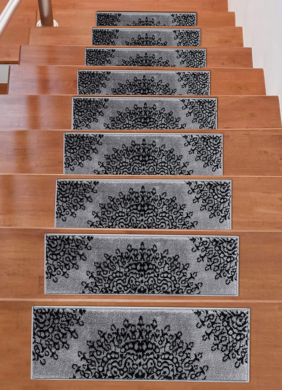 Stair Treads Carpet Rugs Non Slip Set of 7/13 8" x 30" Inch Stair Mats Covers 