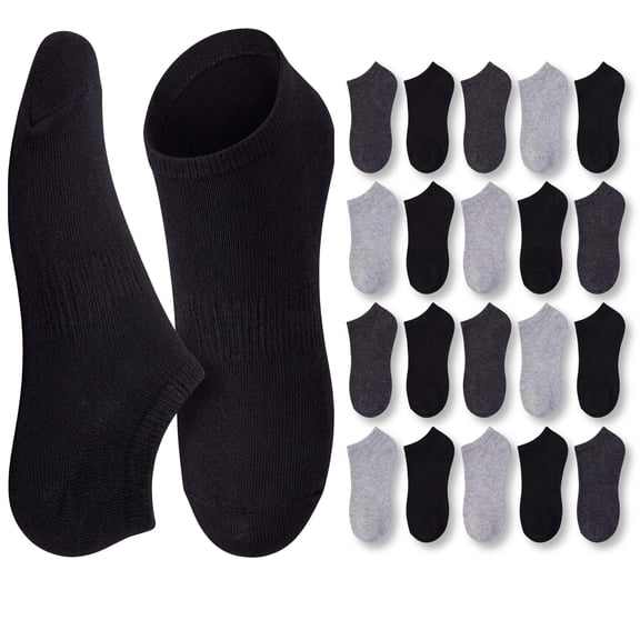 Tipi Toe 20-Pack Women’s Fun Low-Cut Socks, Vibrant & Fashionable