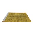 thumbnail image 2 of Ahgly Company Machine Washable Indoor Rectangle Abstract Yellow Modern Area Rugs, 7' x 10', 2 of 4