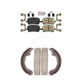 thumbnail image 1 of Transit Auto Front Ceramic Disc Brake Pads and Rear Drum Shoes Kit for Car Toyota Matrix Pontiac Vibe KNN-100250, 1 of 11