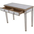 thumbnail image 3 of 2 Drawers Dressing table 42 in. x 18 in. x 31 in. in Gold paint, 3 of 8