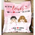 thumbnail image 3 of All Of Me Loves All Of You Couple Personalized Premium Fleece Blanket,, 3 of 3