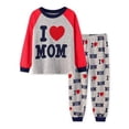 thumbnail image 1 of Dino Boys-Conjunto de ropa de dormir para niños, 100% algodón, camisetas de Motor, pantalones, 2 piezas, 2, 3, 4, 5, 6, 7 años, 1 of 4
