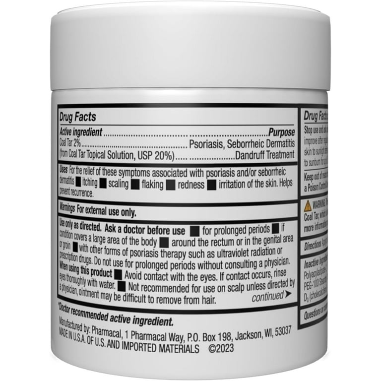 MG217 Multi Symptom Relief 2% Coal Tar Medicated Psoriasis