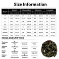 thumbnail image 4 of Men's Fashion Casual Half Zip Camouflage Sweatshirt, Loose Fit Long Sleeve Hoodie, Military Style Streetwear for Outdoor, Christmas, Fall Winter, Hiking and Camp,Light Brown,L, 4 of 7