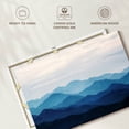 thumbnail image 6 of Elephant Stock Blue Mountains Iv Wall Art - Horizontal Canvas Wall Art - Living Room Wall Decor - Wellness Canvas - Blue And White Decor By Photoinc Studio - 12" x 8", 6 of 8