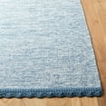 thumbnail image 4 of SAFAVIEH Montauk Sharlene Solid Braided Cotton Area Rug, Blue, 8' x 10', 4 of 9