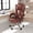 Brown, variant on E-motie High Back Office Chair, Ergonomic Chair with Adjustable Headrest and Footrest for Home Office, 500 lbs, Grey