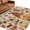 Terracotta, Mustard, Espresso, Cream, variant on Area Rugs 5'x7', Gnomes Fall Carpet Runner Indoor Outdoor Rugs Home Decor Aesthetic, Thanksgiving Pumpkins Rustic Botanical Non Slip Mats Washable Accent Rug for Living Room Bedroom