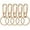 Gold, variant on 5Pcs Metal Keychains Keyring Key Chain Ring Clip Holder Organizer for Home Car Keys Key Finder Women Men