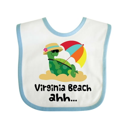 

Inktastic Virginia Beach Virginia Gift Baby Boy or Baby Girl Bib