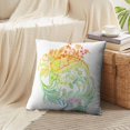 thumbnail image 4 of LALILO Throw Pillow Covers Floral Paisley Trendy Watercolour Cushion Cover 18" x 18", 2 Pack, 4 of 6