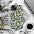 thumbnail image 6 of Retro Daisy Flower Phone Case, Vintage Floral Pattern Aesthetic Protective Cover for iPhone 16 15 14 13 12 11 Pro Max Plus Mini, 6 of 6