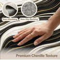thumbnail image 6 of ODIKA 3'x5' Washable Accent Rug Veined Flow Streaks Symmetrical Motif Vein Border Abstract Swirl Refined for Bedside, Nursery Room, Pet Friendly & Non-Shedding, 6 of 7