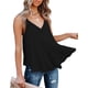thumbnail image 5 of Camisetas de tirantes con cuello en V holgado para mujer, camisetas sin mangas informales de verano, camisetas holgadas, 5 of 6