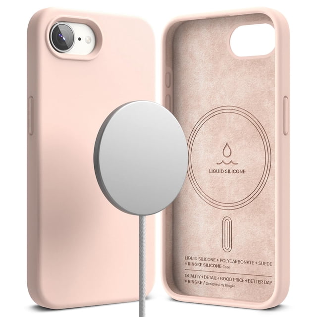 Funda magnética de silicona Ringke compatible con MagSafe