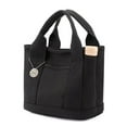 thumbnail image 1 of Large Lunch Box Bag Canvas Multi Compartment Work School Storage Tote With Zipper 10 in x 8 in x 5 in, 1 of 3