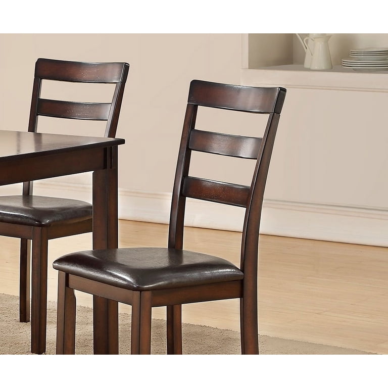 HQZX 6pcs-Dining Table Set,MDF Rubberwood for Dning Room,4x