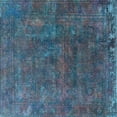 thumbnail image 1 of Ahgly Company Indoor Square Oriental Light Blue Industrial Area Rugs, 7' Square, 1 of 4
