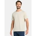 thumbnail image 1 of Athletic Works Men's and Big Men's Mixed Media Tee, Size M, 1 of 5