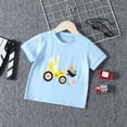 thumbnail image 2 of Tkrady Toddler Boys Girls Crew Neck Short Sleeve T Shirt Cartoon Graphic Casual Tops , Sizes 1-6 Years, 2 of 7